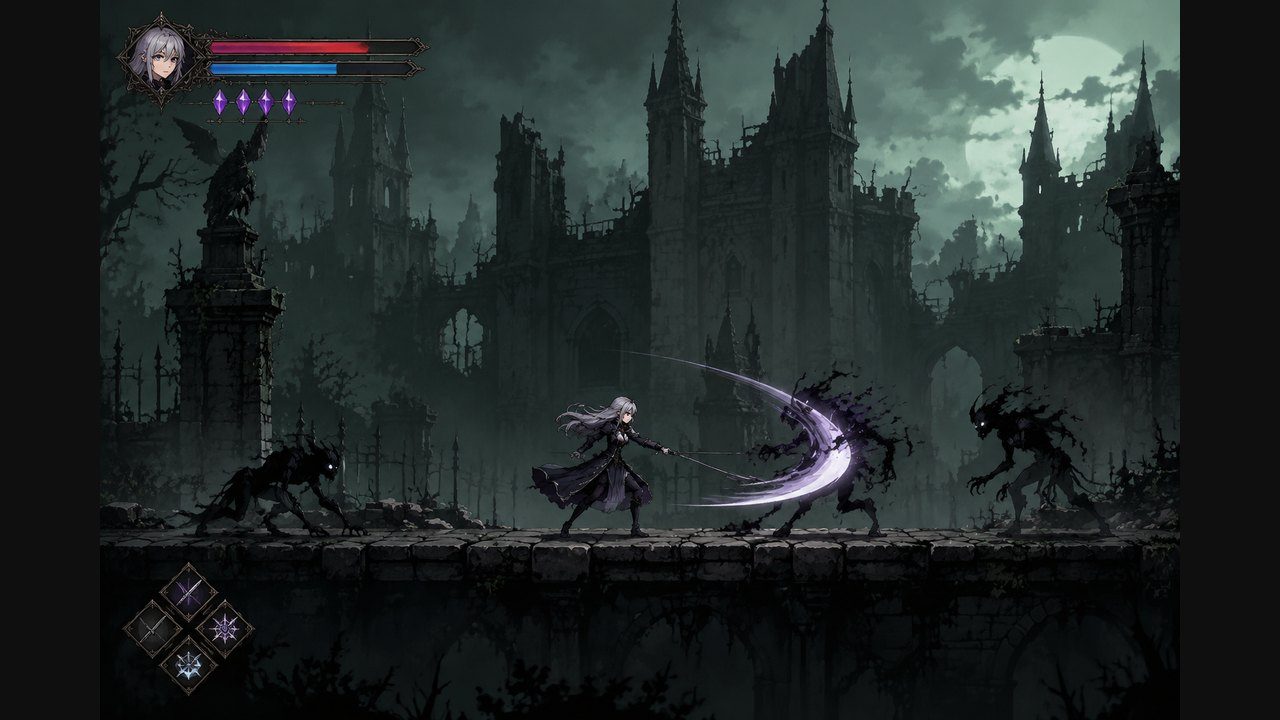哥特少女勇闯恶魔城2 剧情互动 资料图 6