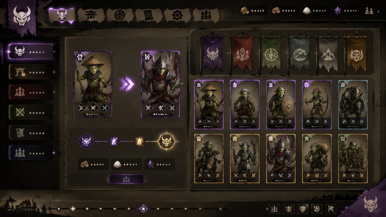 哥布林的巢穴 战国饿鬼道 支线内容 演示图