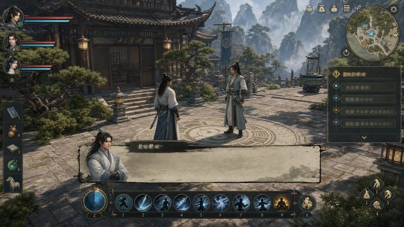 金庸群侠传5爱与死仙狐MOD六周年 门派探索 页面配图 2