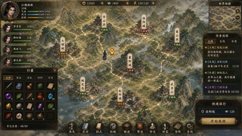 金庸群侠传5爱与死仙狐MOD六周年 地图探索 展示图 5